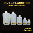 Leerflasche Oval ohne Verschluss
